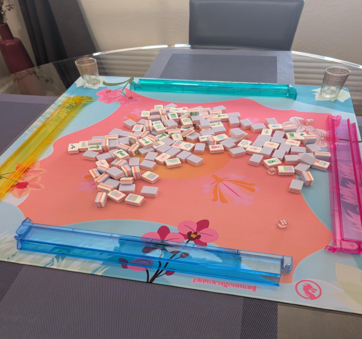 🌸 Blossom Breeze Mahjong Mat – Where Calm Meets Color 🌸