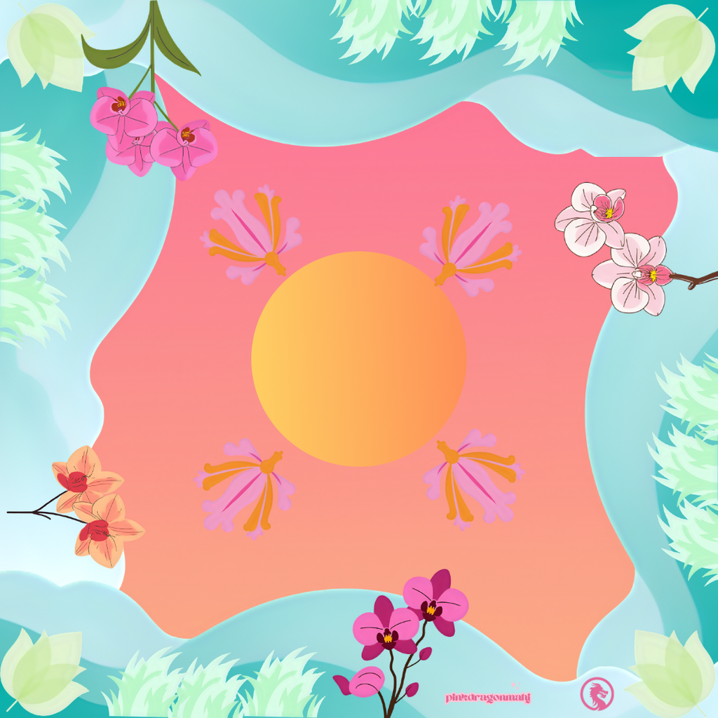 🌸 Blossom Breeze Mahjong Mat – Where Calm Meets Color 🌸
